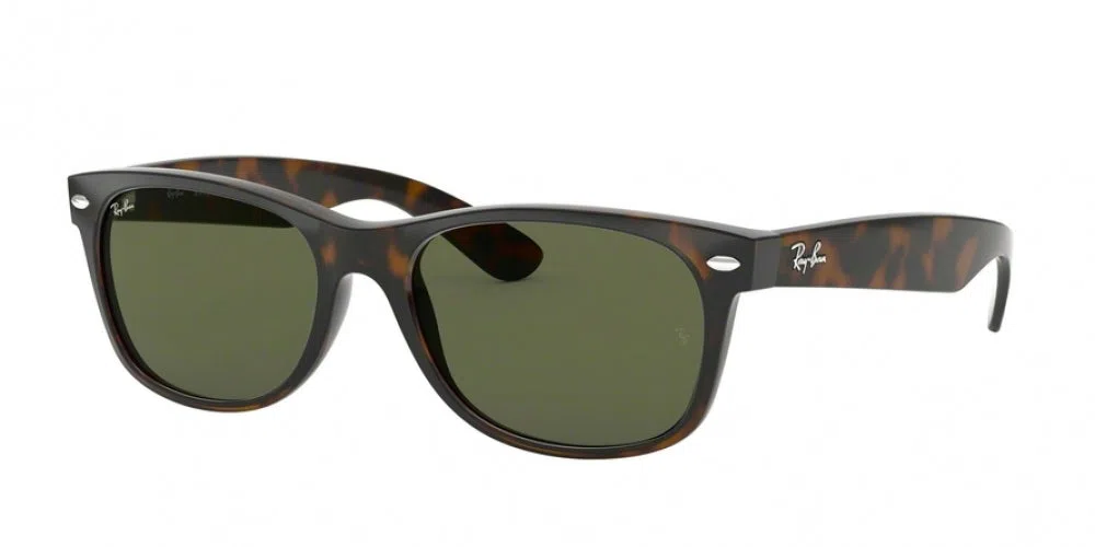 Ray Ban New Wayfarer 2132 Sunglasses - Medium - 55mm - Black - view 52